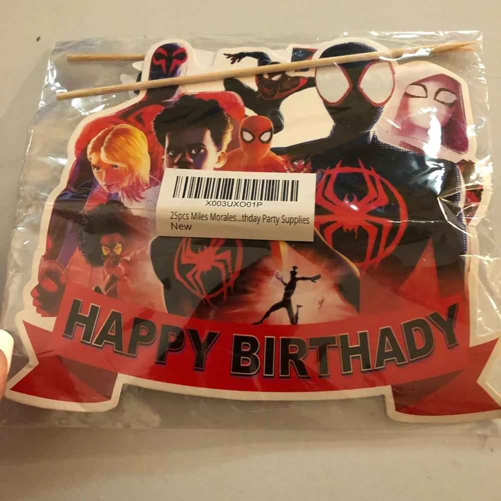 Spider Man party accessories